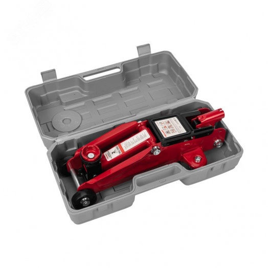 Домкрат гидравлический подкатной 2т в кейсе