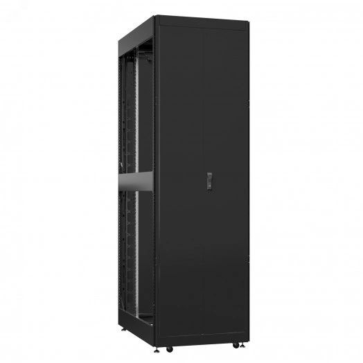 Шкаф серверный 52U 800х1200 передняя дверь: одностворчатая перфорированная IP20. задняя дверь: одностворчатая перфорированная IP20. боковые панели: без. цвет: черный RAL9005 