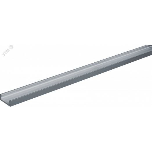 Профиль NPR-01 накладной анодированный 15х6мм 2м