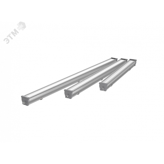 Светодиодный светильник VARTON Айрон GL CLEANpro 44 Вт 4000 K 1180х86х76 мм IP67 58°x121° рассеиватель закаленное стекло