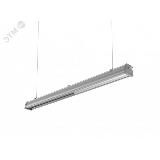 Светодиодный светильник VARTON Айрон GL CLEANpro 44 Вт 4000 K 1180х86х76 мм IP67 58°x121° рассеиватель закаленное стекло