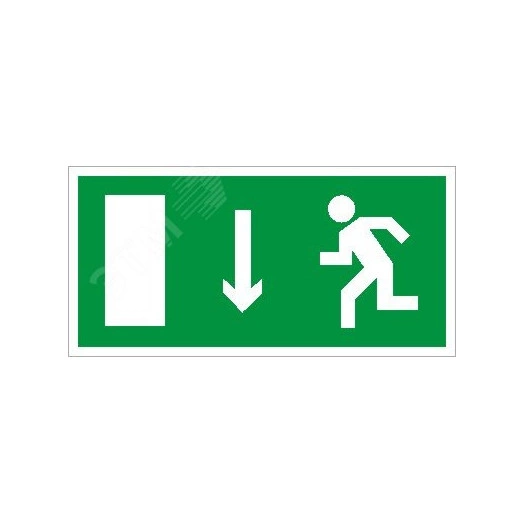 Пиктограмма ПЭУ 091 Указатель двери левосторонний (210х105) LUNA/MARS