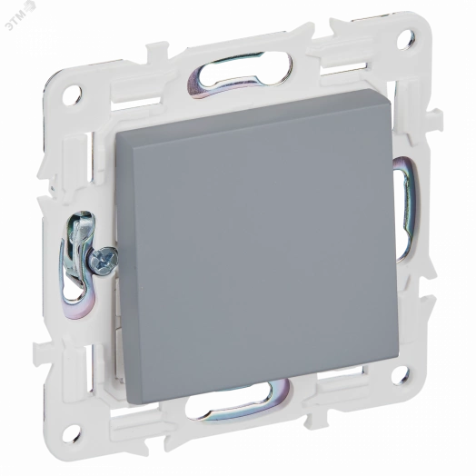 SKANDY Выключатель 1-клавишный перекрестный 10А SK-V03Gr серый IEK