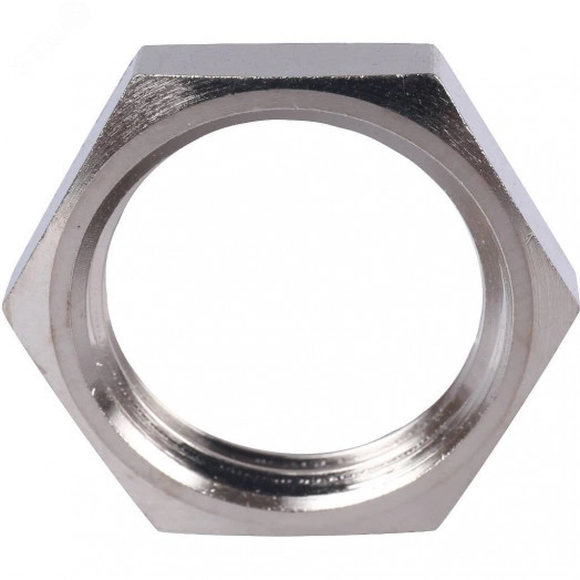 Контргайка 1/2' никелированная