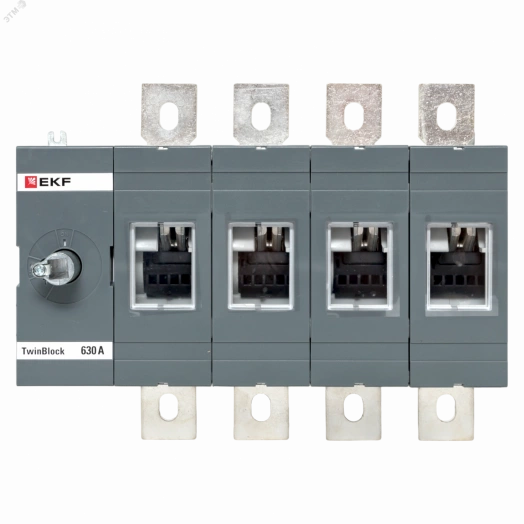 Рубильник 630A 4P без рукоятки управления TwinBlock EKF