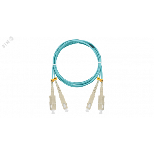 Шнур оптический соединительный мм 50/125 OM3 SC/UPC-SC/UPC двойной LSZH