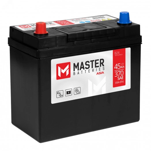 Аккумулятор автомобильный MASTER BATTERIES Asia 45Ah L+