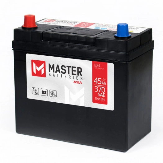 Аккумулятор автомобильный MASTER BATTERIES Asia 45Ah L+