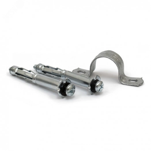 Комплекты для крепления ОКЛ с использованием дюбеля Молли М4х32 и скобы СМД 19-20