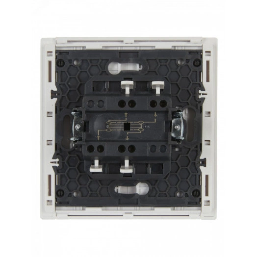 FORTE&PIANO Выключатель 1-клавишный перекрестный 10А FP212 белый IEK