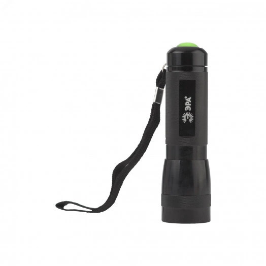 Фонарик карманный на батарейках 3хААА, ударопрочный металлический корпус, коллиматор, 3 режима MB-505