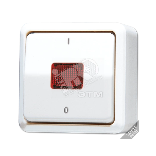 Выключатель контрольный 10 AX 250 V ~ для накладного монтажа