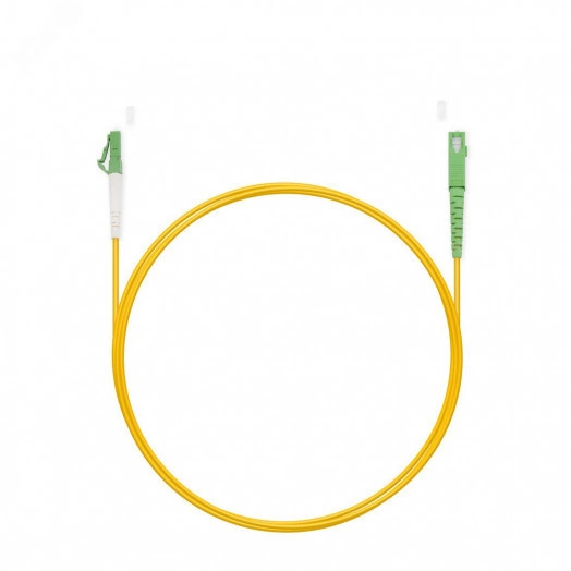 Шнур оптический simplex 15м LC/APC-SC/APC 9/125 sm LSZH