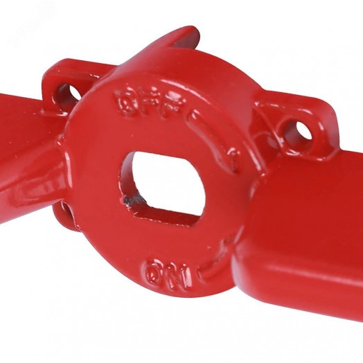 Ручка-бабочка для шарового крана 1/2'-3/4' красная