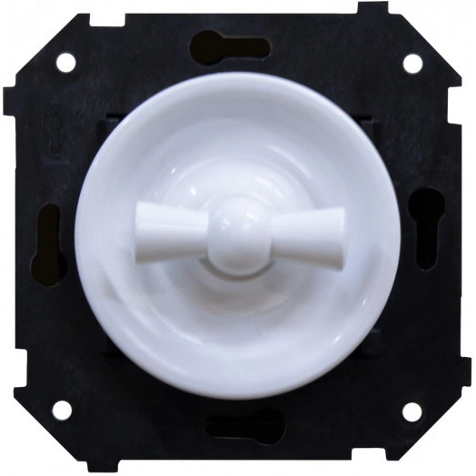 Выключатель Шедель 1-кл. (скрытый монтаж), Белый