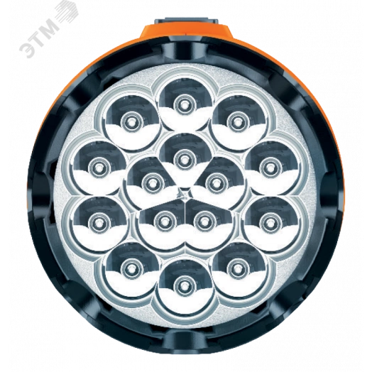Фонарь аккумуляторный светодиодный РЕКОРД РМ-0115 Orange