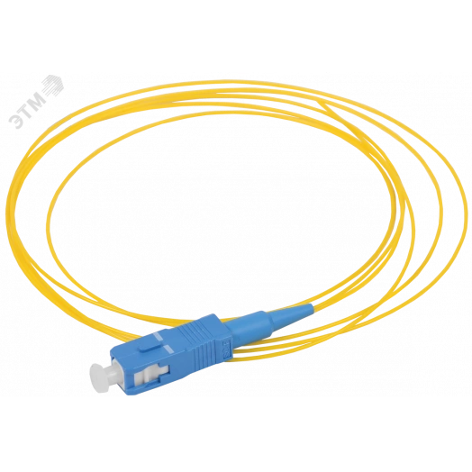 Пигтейл (шнур оптический коммутационный) монтажный (SM) 9/125 (OS2) SC/UPC LSZH 1.5метра