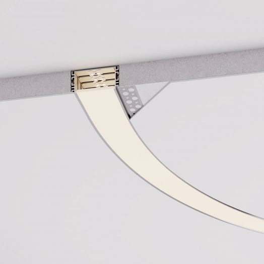 Профиль FANTOM-BENT-W49-SIDE-2000 ANOD (Arlight, Алюминий)