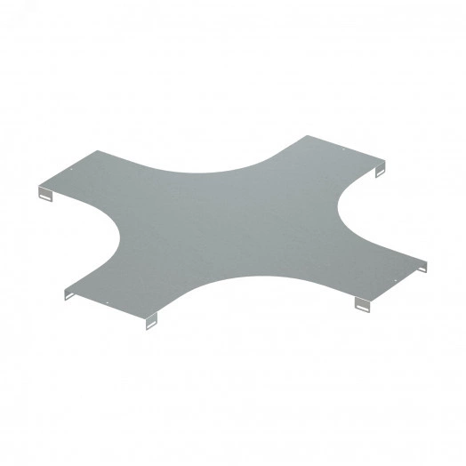 Крышка на Ответвитель Х-образный, осн.200, R=300мм, горячеоцинкованная в комплекте с крепежными элементами и соединительными пластинами, необходимыми для монтажа