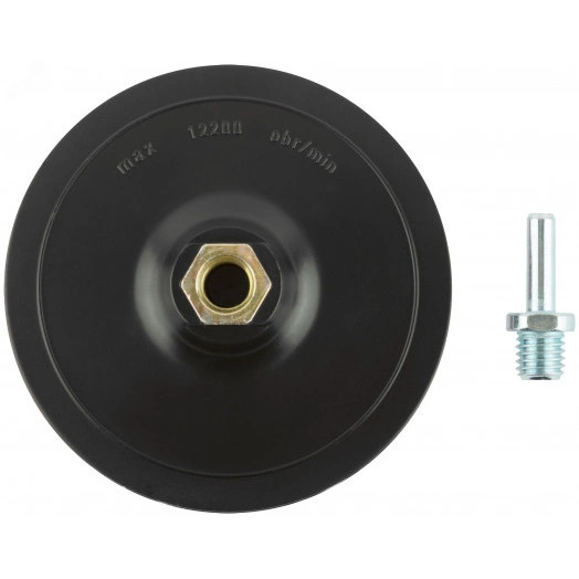 Насадка твердая с липучкой 125 мм для дрели и УШМ, Cutop Profi