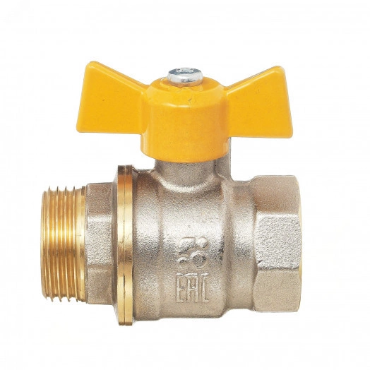 Кран шаровой 11Б27п 1' А11/1 НГ газ ВН бабочка никель PN40