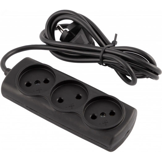 Удлинитель 'Эконом' 3м/4роз. (ШВВП 2х0,75)