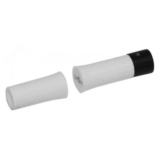 Датчик магнитоконтактный, НЗ, белый, врезной для деревянных дверей миниатюрный, под винт, зазор 25 мм