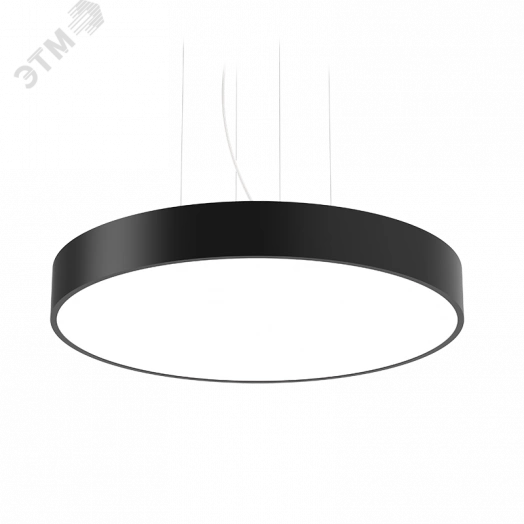 Светильник светодиодный ДСО-85Вт IP40 7600Лм 3000К COSMO черный диаметр 1,2м