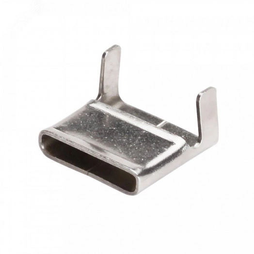 Скрепы бандажные из нержавеющей стали AISI 304 для монтажных лент 16 мм (30 шт/уп) Промрукав