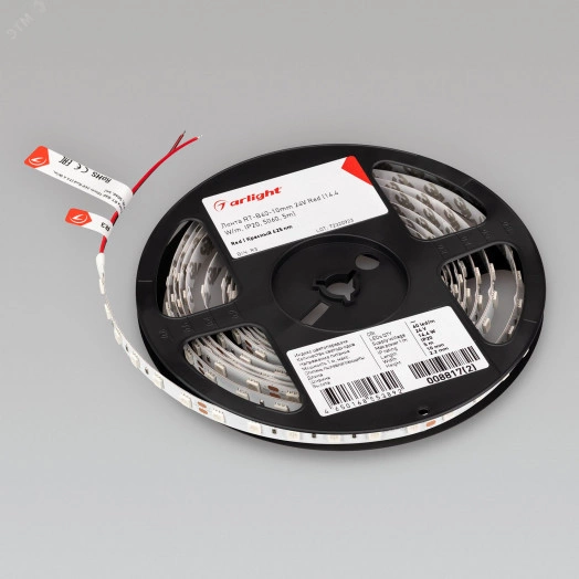 Лента RT-B60-10mm 24V Red (14.4 W/m, IP20, 5060, 5m) (, Открытый)