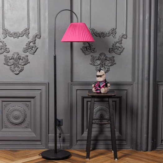 Светильник напольный НТБ 11-60-110 Летний сад абажур Фуксия