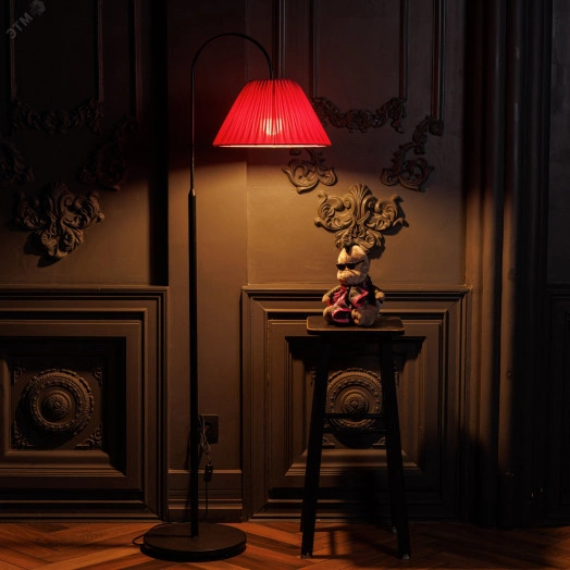 Светильник напольный НТБ 11-60-110 Летний сад абажур Фуксия