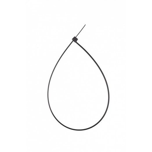 Стяжка-хомут 3.6х300 мм. кабельная нейлоновая 6.6.неразъемная. цвет черный (100шт)