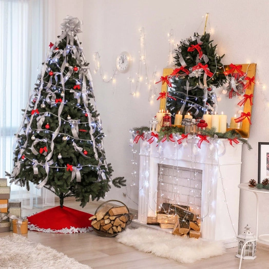 Гирлянда светодиодная декоративная ARD-STRING-HOME-5000-CLEAR-50LED-STD WHITE (230V, 3.5W) (ARDCL, IP20)