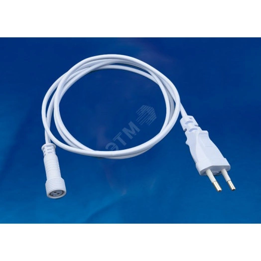 UCX-PT2/Y90-120 WHITE 1 STICKER Провод для подключения светильника ULY-P9* к сети 220В. 120 см. Белый. ТМ