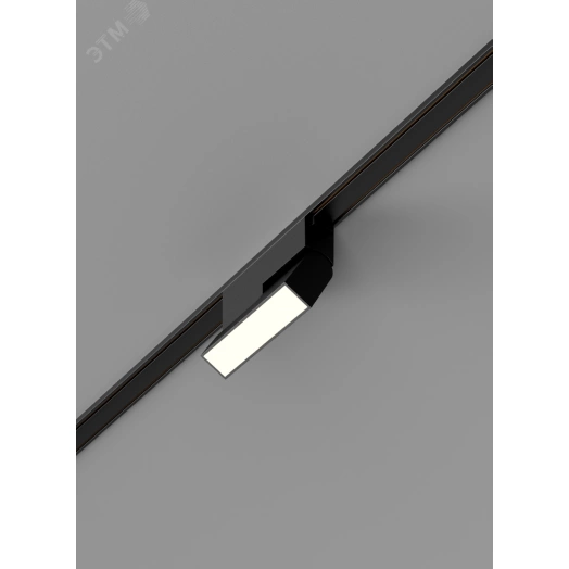 Светильник светодиодный трековый линейный Opal/R L122 для магнитной системы Galakti 122х26х80 мм 6 Вт 3000 K CRI>90 черный