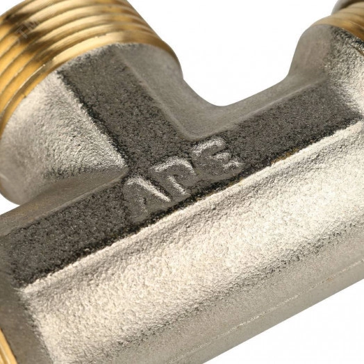 Тройник-переходник с наружной резьбой 3/4'х26 для металлопластиковых труб винтовой