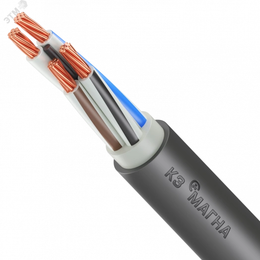 Кабель силовой ВВГ нг (А) LS 4х35-мк 06ТРТС многопроволочный