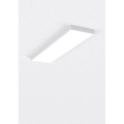 Светодиодный светильник VARTON A350/N офисный накладной 1200х310х55 мм 35 ВТ 5000 K с равномерной засветкой рассеиватель опал IP40