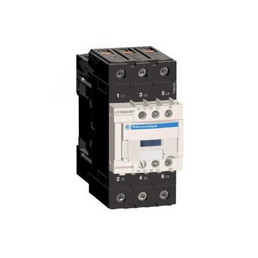 Пускатель магнитный 65A катушка управления 230В АС 1НО+1НЗ LC1D