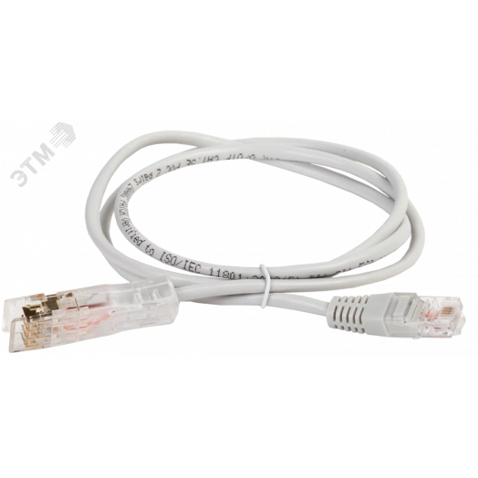 Патч-корд 110-RJ45 2 пары кат.5Е 3м серый