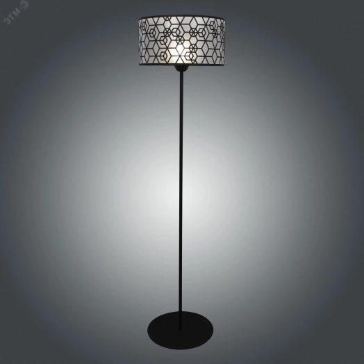 Светильник Нордика ННБ 63-60-021 черн.муар /шнур черн.  напольный - торшер