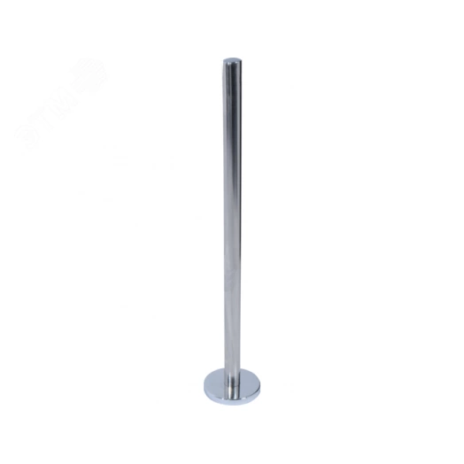 Стойка с крепежным фланцем и накладкой, без отверстий