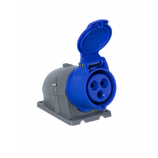 Розетка кабельная 16А 2Р+E IР44 на поверхность 250В CEWE