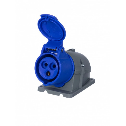 Розетка кабельная 16А 2Р+E IР44 на поверхность 250В CEWE