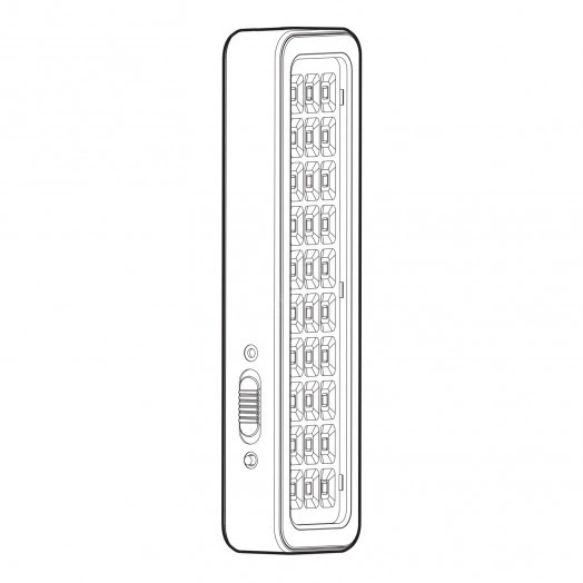 Светильник светодиодный аварийный постоянный DBA-105-0-20 30LED 5ч IP20 (40/1600)
