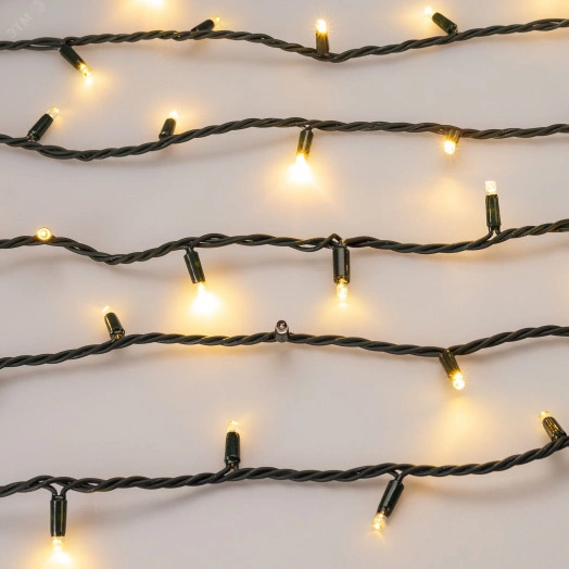 Гирлянда светодиодная декоративная ARD-STRING-PRO-1000-GREEN-100LED-PULSE Warm (230V, 7W) (ARDCL, IP65)