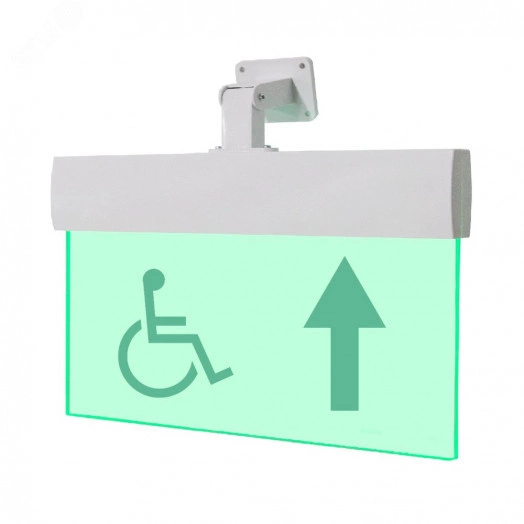 Оповещатель световой М-24-УЛЬТРА Инвалид вправо стрелка вверх (универсальное крепление)