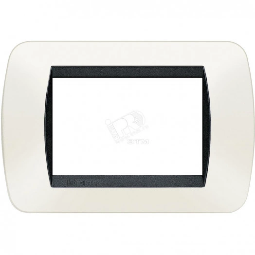 Накладка на 3 модуля Белый