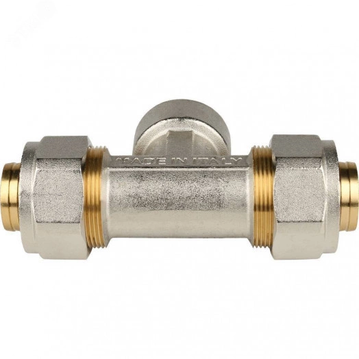 Тройник-переходник с внутренней резьбой 1'x32 для металлопластиковых труб винтовой